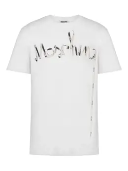 Moschino: Футболка с принтом 