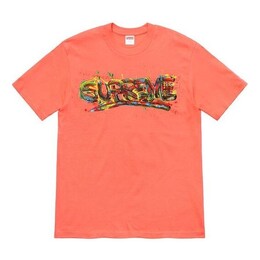 Supreme: Оранжевая футболка 
