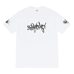 Supreme: Белая футболка  Rammellzee Tag