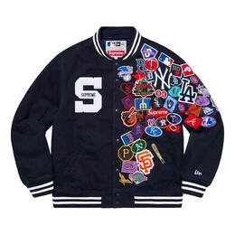 Supreme: Чёрная куртка  New Era