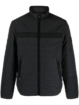 Tommy Hilfiger: Чёрный пуховик 