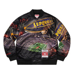 Supreme: Атласная куртка  Mitchell Ness