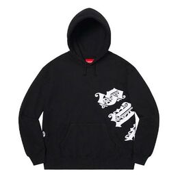 Supreme: Толстовка  Old English с капюшоном