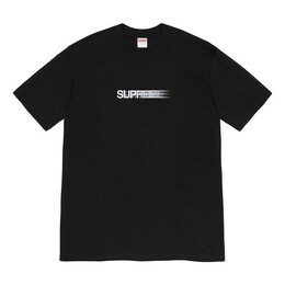 Supreme: Чёрная футболка  Motion Logo