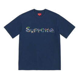 Supreme: Синяя футболка 