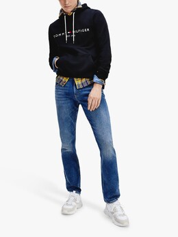 Tommy Hilfiger: Чёрная толстовка 