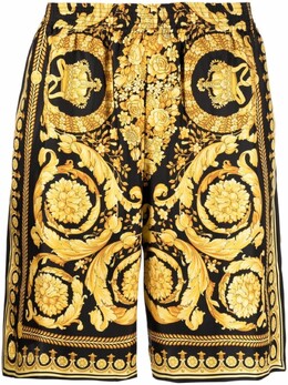 Versace: Шёлковые шорты  Barocco