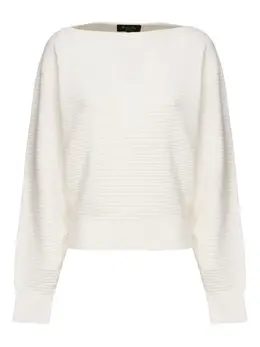 Loro Piana: Белый свитер 