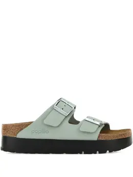Birkenstock: Зелёные сандалии  Arizona