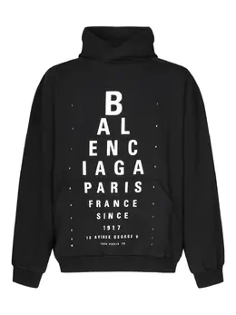 Balenciaga: Толстовка с принтом 