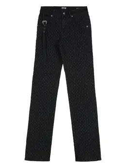 Versace Jeans Couture: Чёрные брюки 