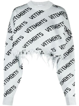 Vetements: Свитер бахромой 