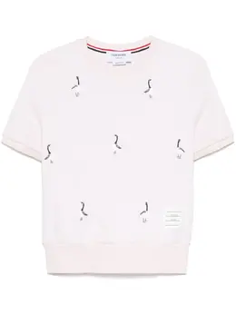 Thom Browne: Хлопковая футболка 