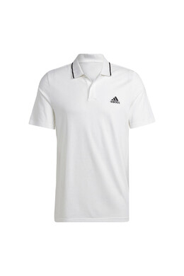 Adidas: Белое поло 