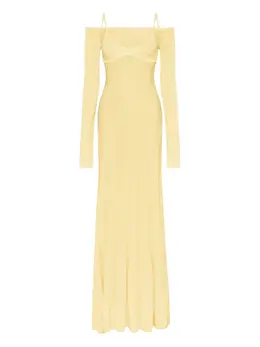 Jacquemus: Платье  Valensole с открытыми плечами