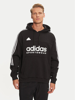 Adidas: Чёрная толстовка 