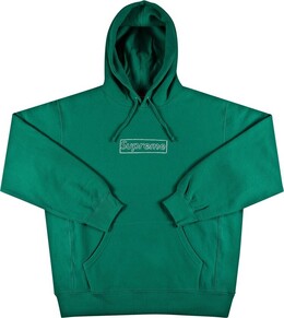 Supreme: Толстовка  Kaws Chalk с капюшоном