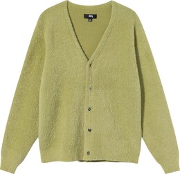 Stussy: Зелёный кардиган 