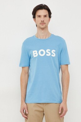 BOSS: Хлопковая футболка 