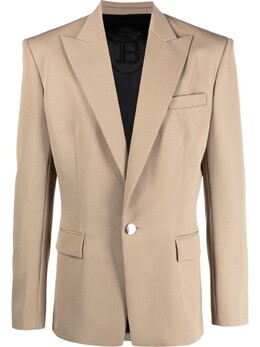 Balmain: Пиджаки из шерсти 