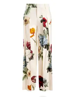 alice + olivia: Брюки с растительным принтом 