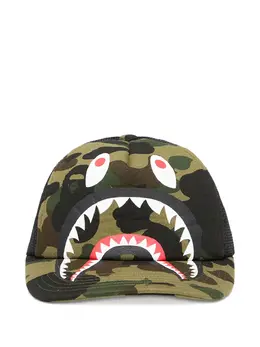 A BATHING APE®: Зелёная кепка 
