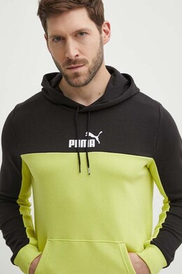 PUMA: Зелёная толстовка 