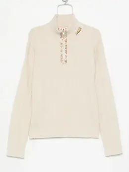 Marni: Бежевый свитер 