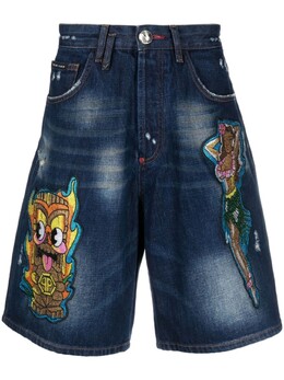 Philipp Plein: Джинсовые шорты 