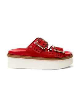 Tod's: Красные сандалии 