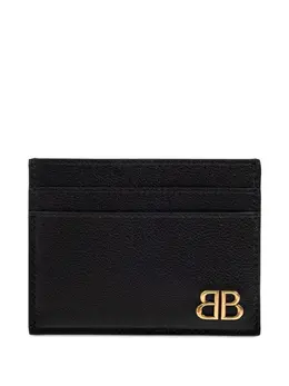 Balenciaga: Чёрный картхолдер 