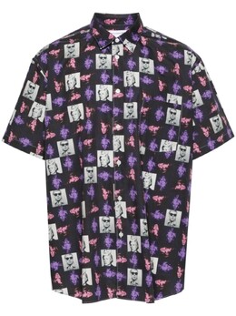 Comme des Garçons: Рубашка с принтом 