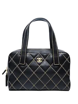 CHANEL Pre-Owned: Чёрная сумка 