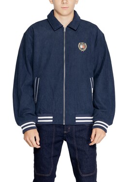 Tommy Jeans: Синяя куртка 