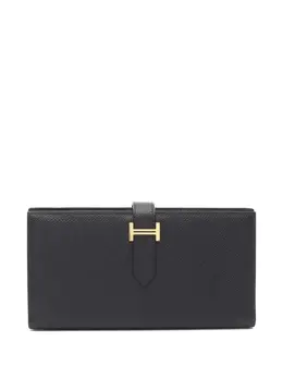 Hermès Pre-Owned: Чёрный кошелёк 