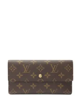 Louis Vuitton Pre-Owned: Коричневый кошелёк 