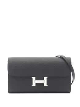 Hermès Pre-Owned: Чёрный кошелёк 