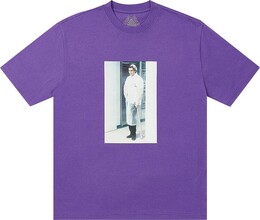 Palace: Фиолетовая футболка 