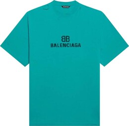 Balenciaga: Чёрная футболка  Boxy