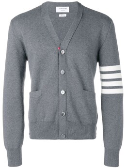 Thom Browne: Серый кардиган 