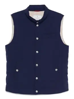 Brunello Cucinelli: Стёганый жилет 