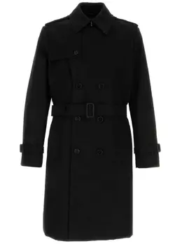 Burberry: Чёрный плащ 