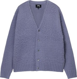 Stussy: Фиолетовый кардиган 