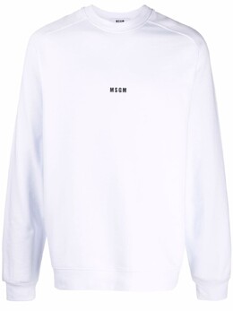 MSGM: Белая толстовка 