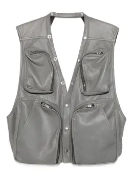 Rick Owens: Кожаный жилет 