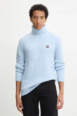 Tommy Jeans: Синий свитер 