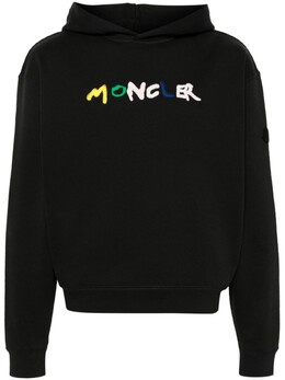 Moncler: Чёрная толстовка 