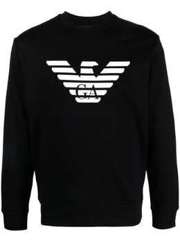 Emporio Armani: Чёрная толстовка 