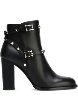 Valentino: Чёрные ботинки 