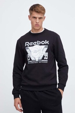 Reebok Classic: Чёрная толстовка 